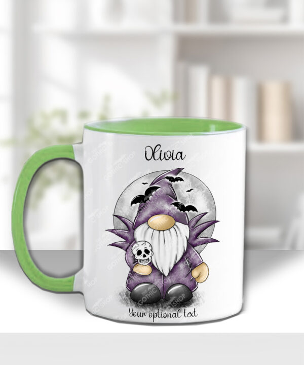 gonk gnome wizard gothic ceramic mug with option to personalise