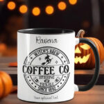 witch's brew coffee co gothic ceramic mug with option to personalise