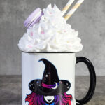 Witch Purple Pink Ombre Hair Gothic Ceramic Mug with Option to Personalise