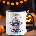 spooky bucks gothic ceramic mug with option to personalise