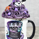 all mad here gothic ceramic mug with option to personalise