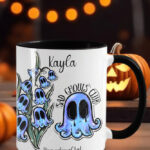 sad ghouls club bluebells gothic mug with option to personalise