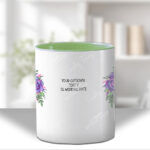 personalised skull bride wedding mug gift