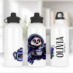 personalised blue buried grim reaper blueberry 600ml screw lid water bottle
