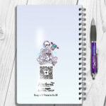 personalised gamer ghoul skeleton gaming gothic notebook journal