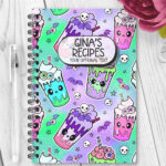 personalised bright freaky shakes notebook journal