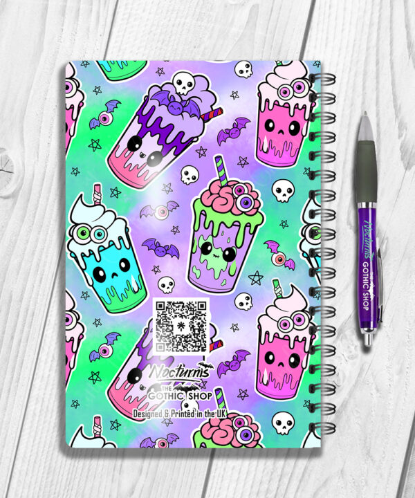 personalised bright freaky shakes notebook journal