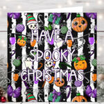 frightening festivities christmas spooky gothic card