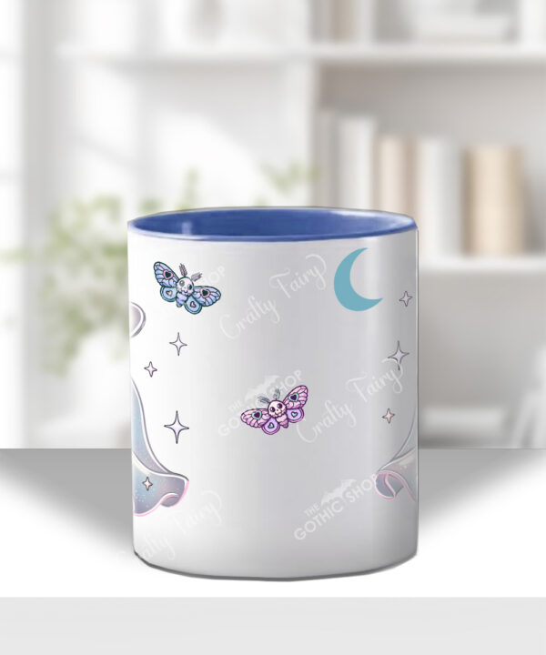 personalised cute kawaii ghost bunny spooky halloween mug
