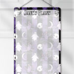 15424 personalised bats ghosts gothic purple planner 1