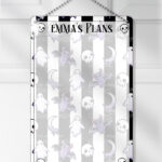 15439 personalised bats ghosts gothic white planner 1