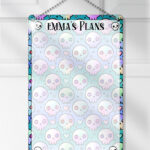 15444 personalised kawaii skulls gothic planner 1