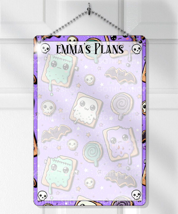 15449 personalised kawaii spooky treats gothic planner 1
