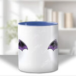 15454 personalised love bites purple bat mug 4