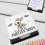 15469 personalised skelly bunny goth memo notes 1