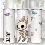 15472 personalised skelly bunny goth tumbler 2
