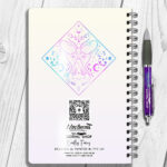 15479 personalised luna moth witchy notebook 2