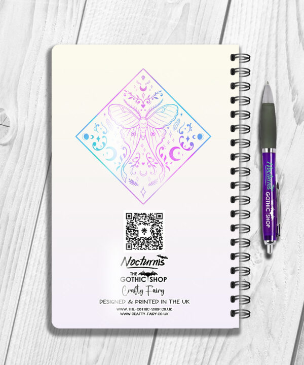 15479 personalised luna moth witchy notebook 2
