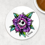 15484 personalised jack rose halloweeen coaster 2
