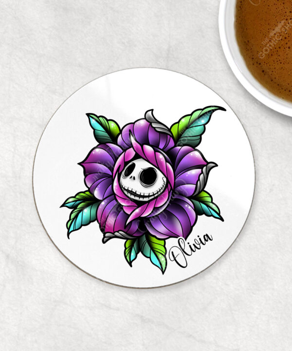 15484 personalised jack rose halloweeen coaster 2