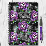 15485 personalised jack rose halloweeen notebook 1