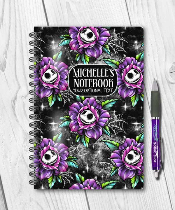 15485 personalised jack rose halloweeen notebook 1