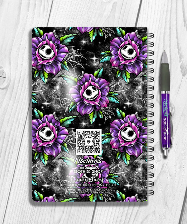 15485 personalised jack rose halloweeen notebook 2