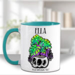 15499 personalised spooky monstera gothic mug 2