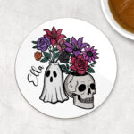 15518 personalised spooky plant pots coaster 1