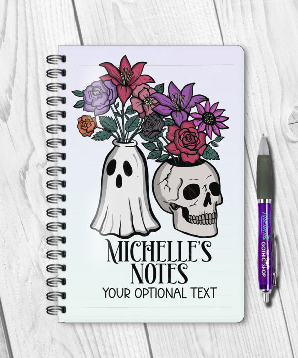 15519 personalised spooky plant pots notebook 1