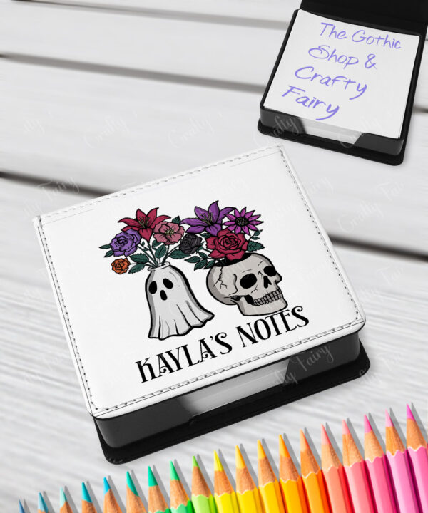 15520 personalised spooky plant pots memo notes 1