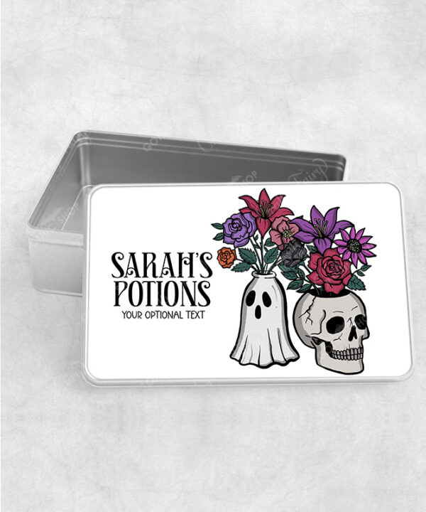 15521 personalised spooky plant pots tin 1