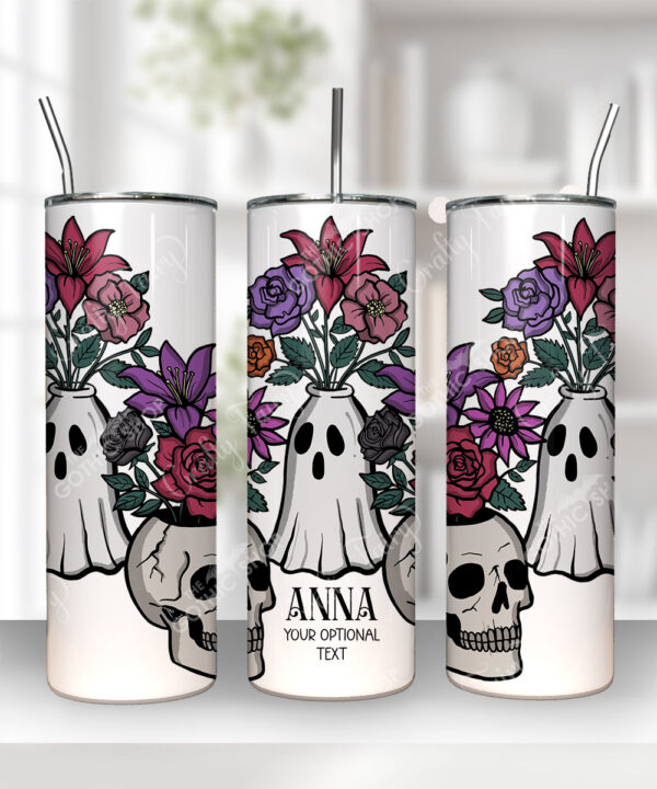 15522 personalised spooky plant pots tumbler 2