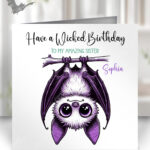 15545 personalised purple bat birthday card 1