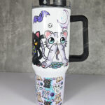 15551 candy kitties halloween stanley tumbler 1