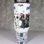 15551 candy kitties halloween stanley tumbler 2