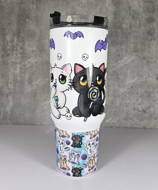 15551 candy kitties halloween stanley tumbler 2
