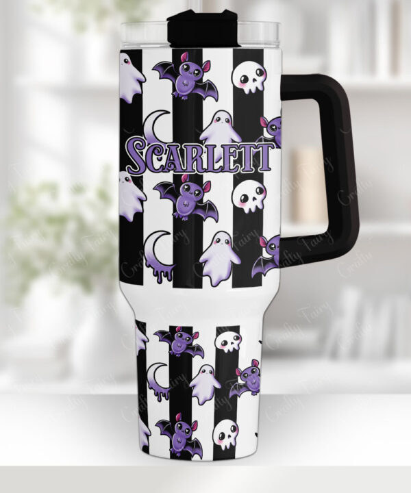 15553 skulls ghosts halloween stanley tumbler 2