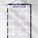 15558 personalised purple cats planner 1