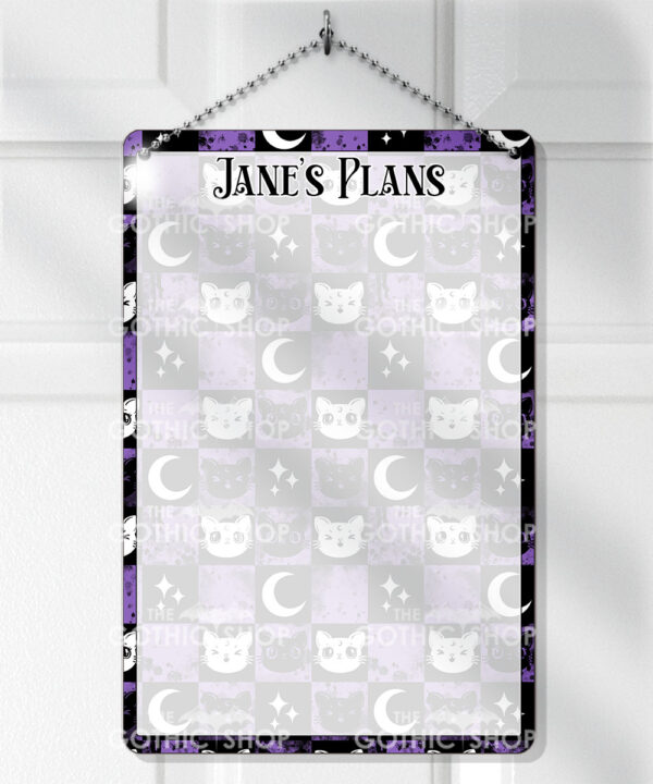 15558 personalised purple cats planner 1