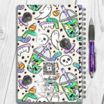15577 personalised spooky sweets notebook 2