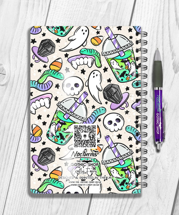 15577 personalised spooky sweets notebook 2