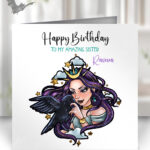 15584 personalised night witch gothic card 1