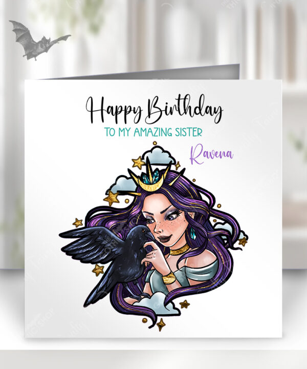 15584 personalised night witch gothic card 1