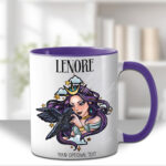 15585 personalised night witch raven gothic mug 1