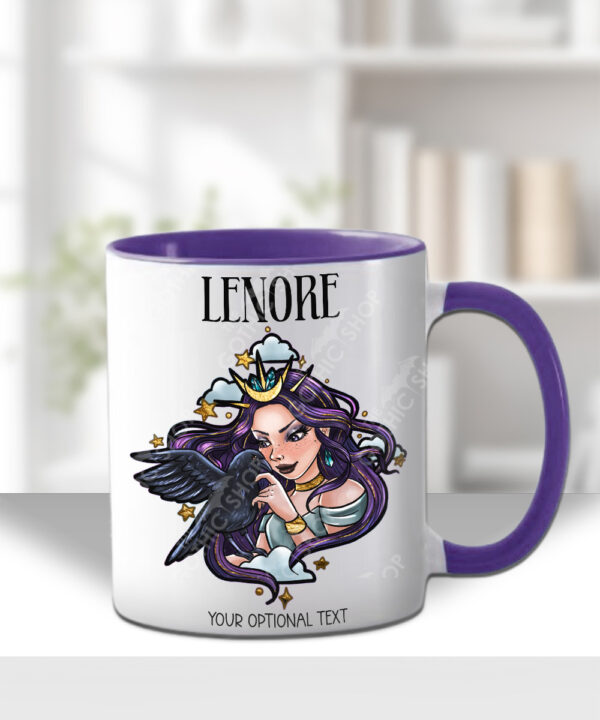 15585 personalised night witch raven gothic mug 1