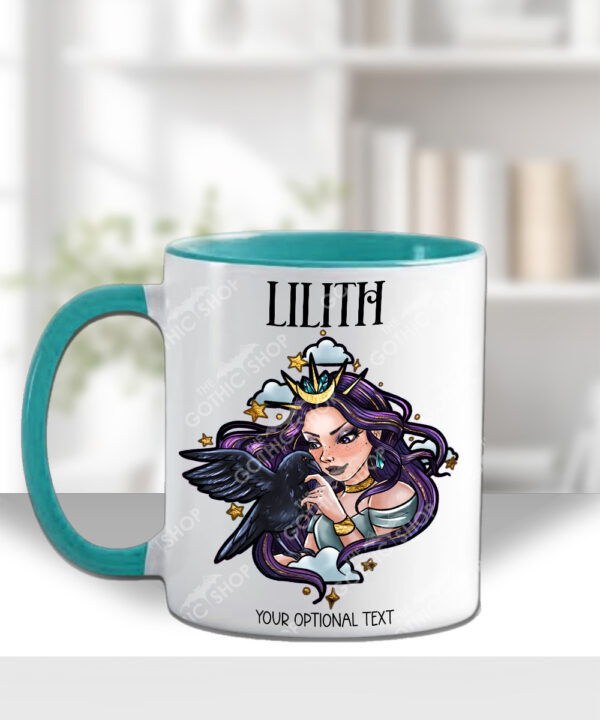 15585 personalised night witch raven gothic mug 2