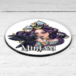 15586 personalised night witch raven gothic coaster 2