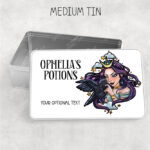 15592 personalised night witch raven gothic tin 1