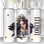 15594 personalised night witch raven gothic tumbler 1